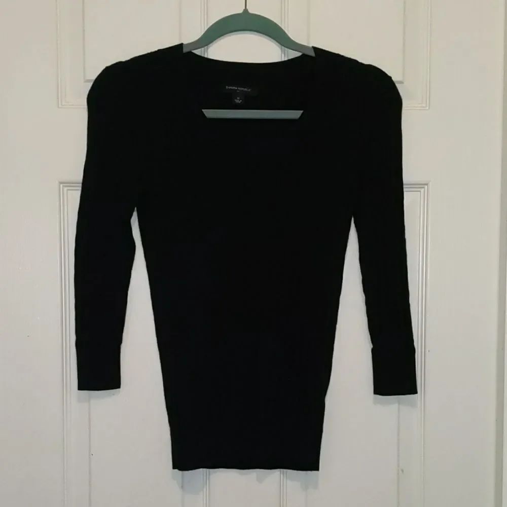 Banana Republic black sweater Sz XS